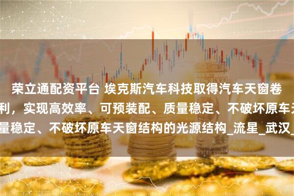 荣立通配资平台 埃克斯汽车科技取得汽车天窗卷帘用嵌入式光源结构专利，实现高效率、可预装配、质量稳定、不破坏原车天窗结构的光源结构_流星_武汉_显示