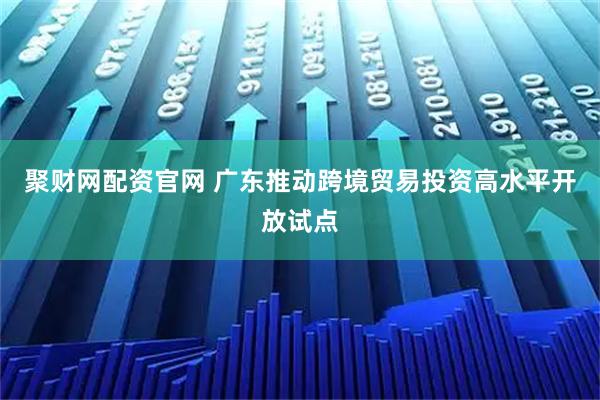 聚财网配资官网 广东推动跨境贸易投资高水平开放试点